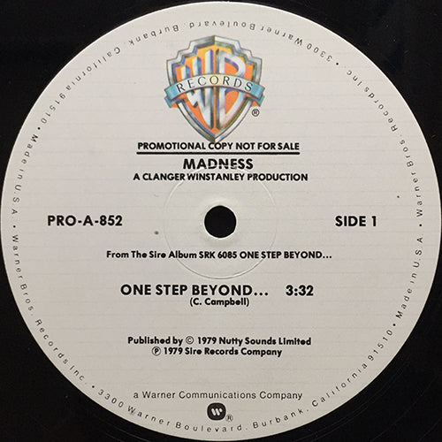 MADNESS // ONE STEP BEYOND... (3:32) / MY GIRL (2:44) / MADNESS (2:39)