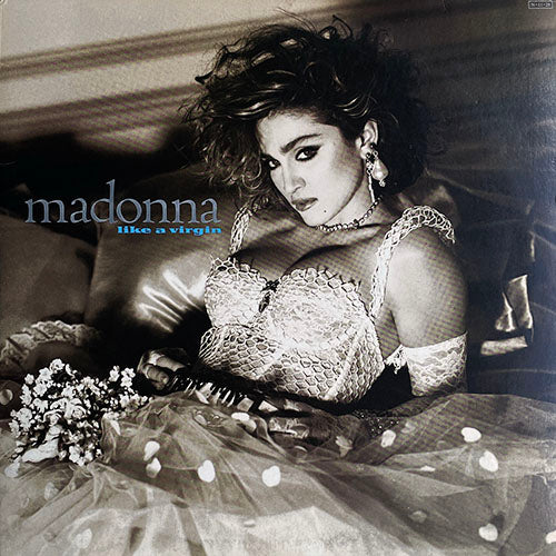 MADONNA // LIKE A VIRGIN (LP) inc. MATERIAL GIRL / ANGEL / OVER AND OVER / LOVE DON'T LIVE HERE ANYMORE / DRESS YOU UP / SHOO-BEE-DOO / PRETENDER / STAY