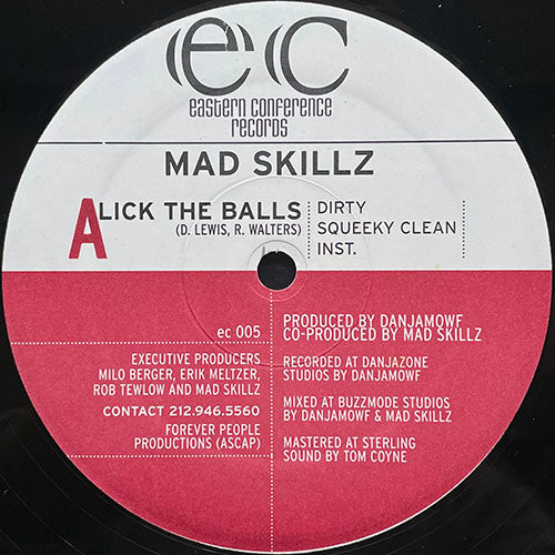 MAD SKILLZ // LICK THE BALLS (3VER) / THE CONCEITED BASTARD (3VER)