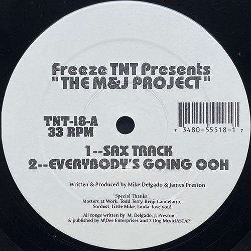 M&J PROJECT // SAX TRACK / EVERYBODY'S GOING OOH / GOTTA LOVE YOU / SCAT MIX