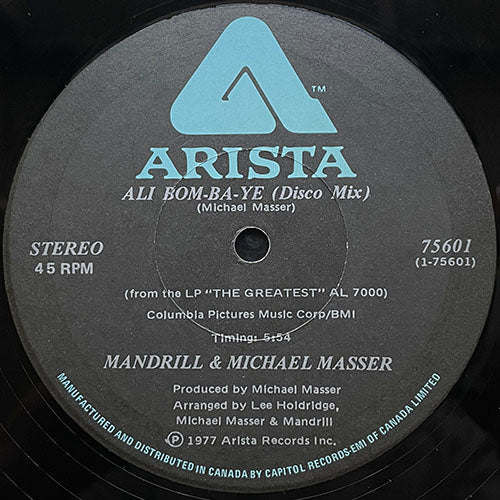MICHAEL MASSER AND MANDRILL // ALI BOM-BA-YE (5:54/3:10)