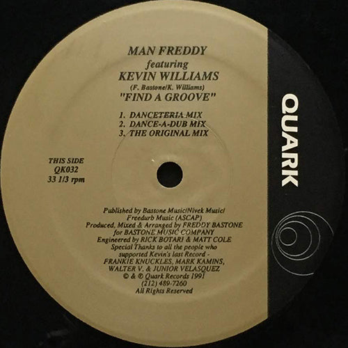 MAN FREDDY // FIND A GROOVE (5VER)