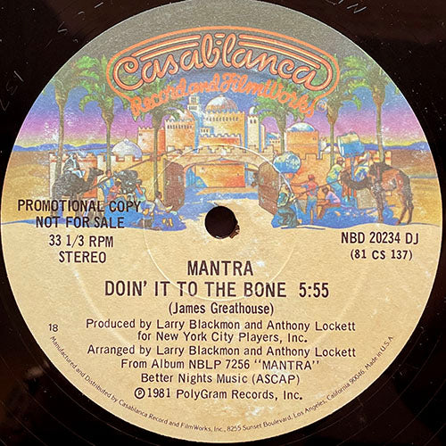 MANTRA // DOIN' IT TO THE BONE (5:55)