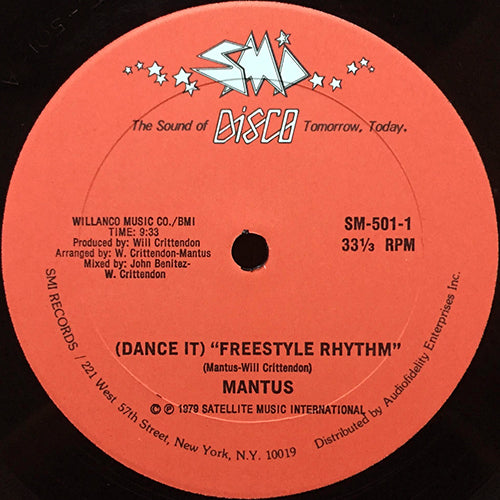 MANTUS // (DANCE IT) FREESTYLE RHYTHM (9:33/11:00)