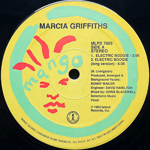 MARCIA GRIFFITHS // ELECTRIC BOOGIE (3:56/6:35) / DUB 1 (4:10) / DUB 2 (3:05) / DUB 3 (4:11)