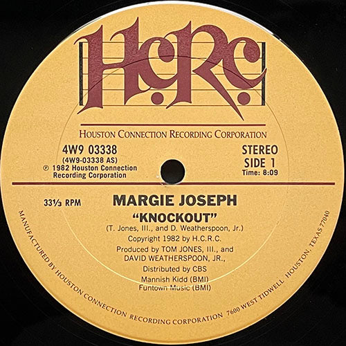 MARGIE JOSEPH // KNOCKOUT (8:09) / (PART II) (6:22)