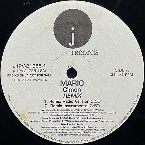 MARIO // C'MON (REMIX & ORIGINAL) (4VER)