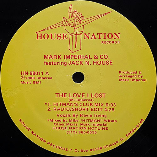 MARK IMPERIAL // THE LOVE I LOST (4VER)