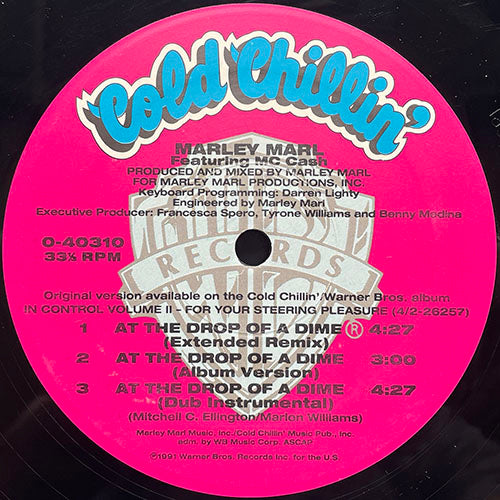 MARLEY MARL // AT THE DROP OF A DIME (3VER) / CHECK THE MIRROR (4VER)