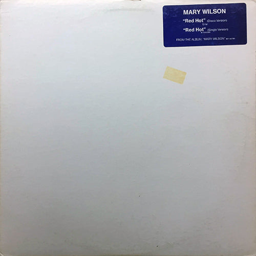 MARY WILSON // RED HOT (7:12/3:53)