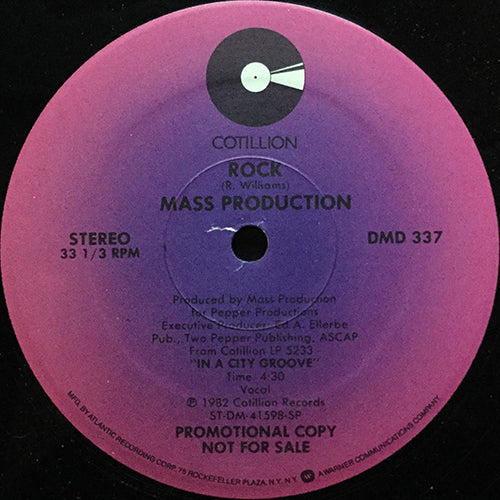 MASS PRODUCTION // ROCK (4:30) / WEIRD (3:37)