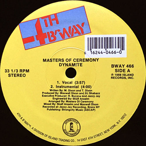 MASTERS OF CEREMONY // DYNAMITE (3VER)
