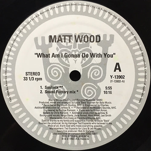 MATT WOOD // WHAT AM I GONNA DO WITH YOU (4VER)