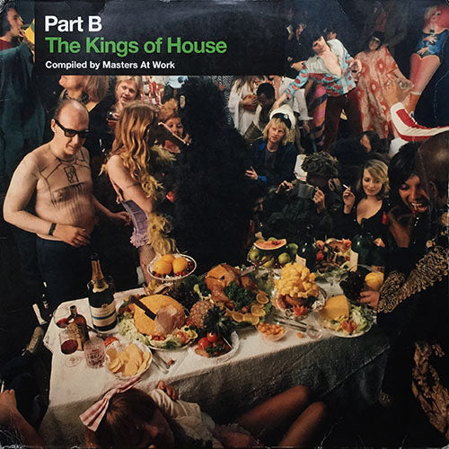 V.A. (FLIGHTT / RHYTHIM IS RHYTHIM / ROMANTHONY / BLUNTED DRUMMIES / ENDLESS POKER'S / STERLING VOID / MASTERS AT WORK / BLAZE) // THE KING OF HOUSE (PART B) (Compiled by MASTERS AT WORK) (LP) inc. LET'S GET JAZZY / IT IS WHAT IT IS etc