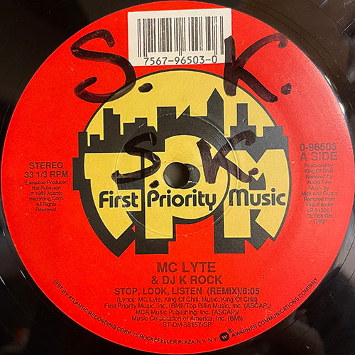 MC LYTE & DJ K ROCK // STOP, LOOK, LISTEN (3VER) / START IT UP YALL