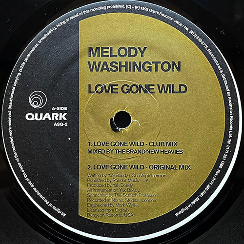 MELODY WASHINGTON // LOVE GONE WILD (4VER)
