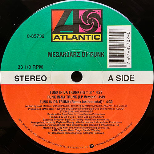 MESANJARZ OF FUNK feat. LORD FINESSE & L BOOGIE // FUNK IN DA TRUNK (4VER) / FLIP DA SCRIPT (2VER)