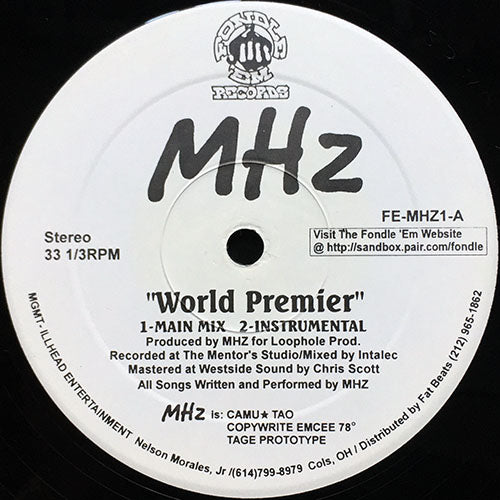 MHZ // WORLD PREMIER (2VER) / CAMU (2VER)