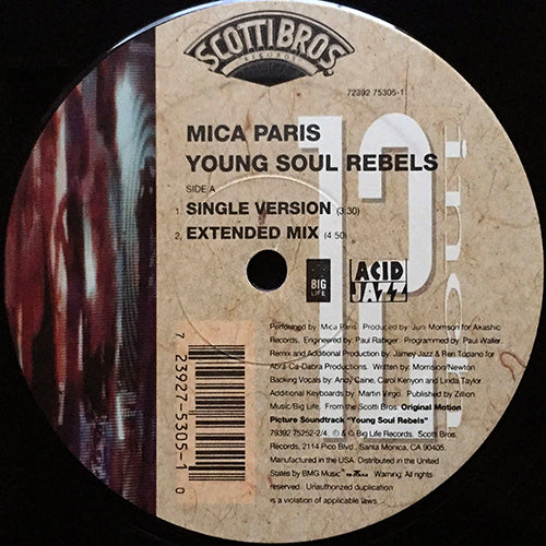 MICA PARIS // YOUNG SOUL REBELS (4VER)