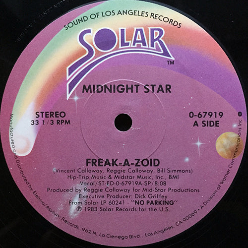 MIDNIGHT STAR // FREAK-A-ZOID (8:08) / MOVE ME (5:29)