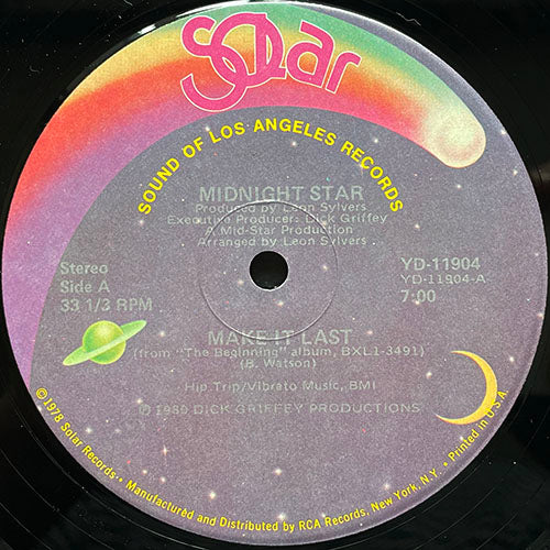 MIDNIGHT STAR // MAKE IT LAST (7:00) / FOLLOW THE PATH (4:30)