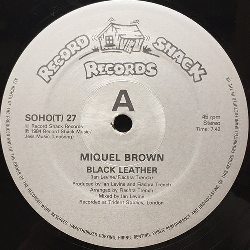 MIQUEL BROWN // BLACK LEATHER (7:42) / SUNNY DAY (5:39)
