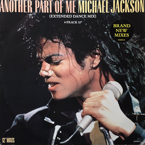 MICHAEL JACKSON // ANOTHER PART OF ME (EXTENDED DANCE MIX) (6:18) / (RADIO EDIT) (4:24) / (DUB MIX) (3:51) / (A CAPPELLA) (4:01)