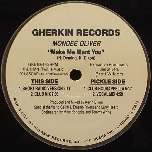 MONDEE OLIVER // MAKE ME WANT YOU (4VER)