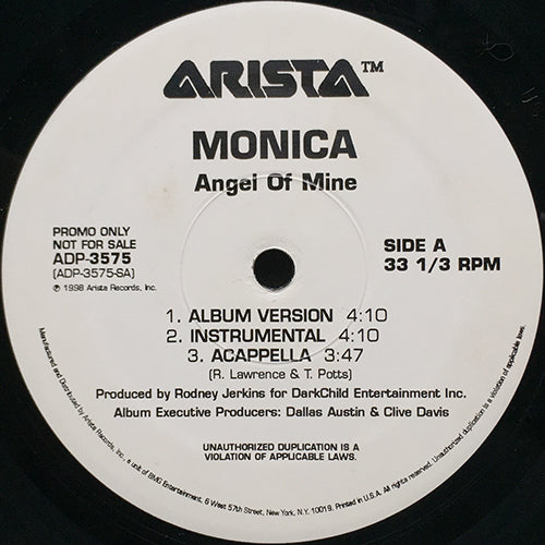 MONICA // ANGEL OF MINE (3VER)