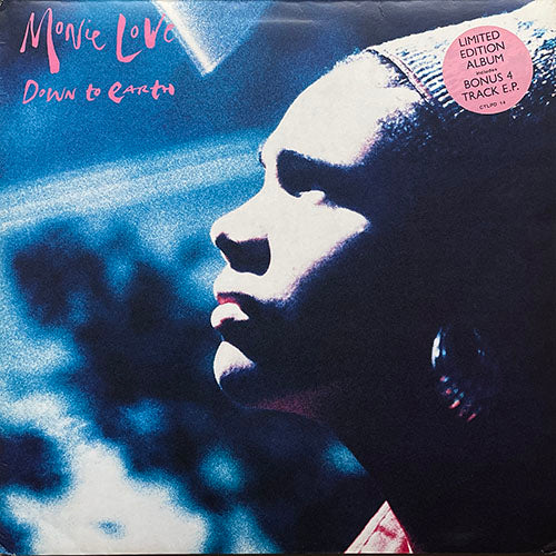MONIE LOVE // DOWN TO EARTH (LP) inc. MONIE IN THE MIDDLE / IT'S A SHAME / RING MY BELL / I DO AS I PLEASE etc... / (12") I CAN DO THIS / ROOTS / GIVE IT 2 U / FEELS SO GOOD
