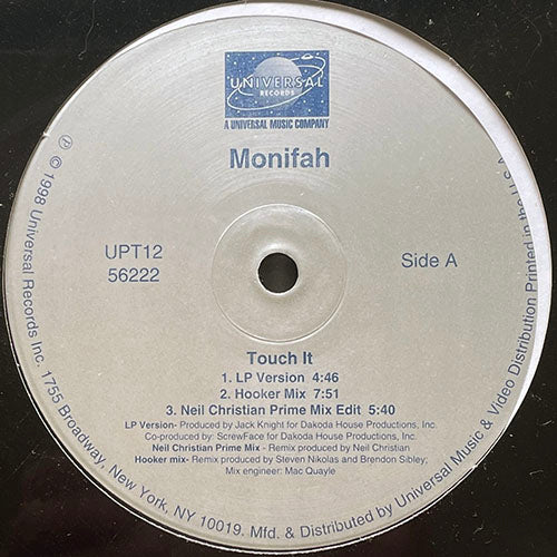 MONIFAH // TOUCH IT (REMIX & ORIGINAL) (5VER)