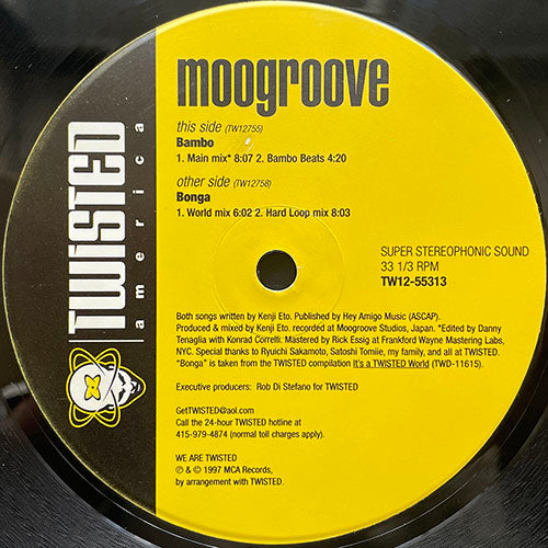 MOOGROOVE // BAMBO (2VER) / BONGA (2VER)