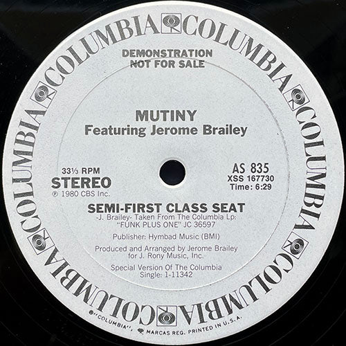 MUTINY feat. JEROME BRAILEY // SEMI-FIRST CLASS SEAT (6:29)
