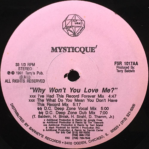 MYSTIQUE' // WHY WON'T YOU LOVE ME? (8VER)