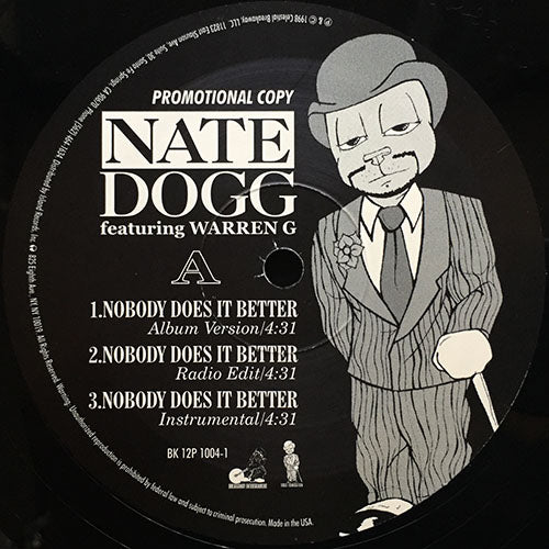 NATE DOGG feat. WARREN G // NOBODY DOES IT BETTER (4VER) / DOGG POUND GANGSTAVILLE (2VER) feat. KURUPT & SNOOP DOGGY DOGG