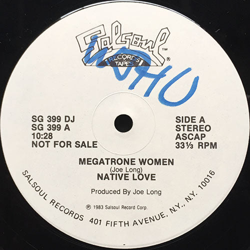 NATIVE LOVE // MEGATRONE WOMEN (10:28) / INST (10:36)