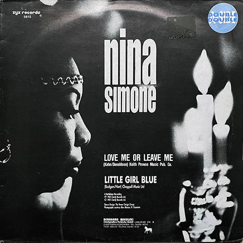 NINA SIMONE // LOVE ME OR LEAVE ME / LITTLE GIRL BLUE / I LOVES YOU, PORGY / FOR ALL WE KNOW