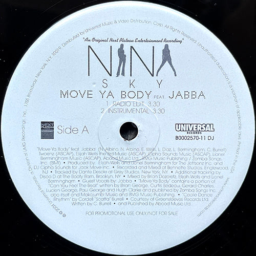 NINA SKY feat. JABBA // MOVE YA BODY (2VER) / IN A DREAM (2VER)