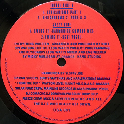 NOEL WATSON // AFRICANISM PART 1 / PART 2&3 / SWING IT (2VER)