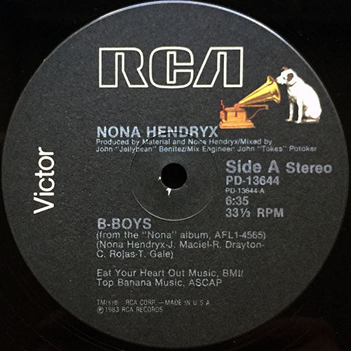 NONA HENDRYX // B-BOYS (6:35) / (INSTRUMENTAL) (6:52)