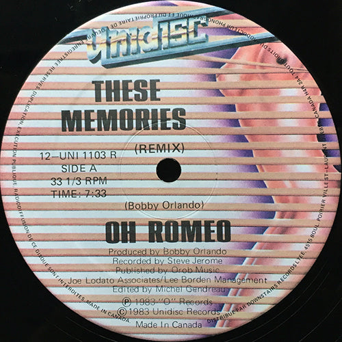 OH ROMEO // THESE MEMORIES (REMIX) (7:33) / (ORIGINAL) (6:38)