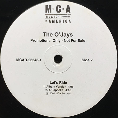 O'JAYS // LET'S RIDE (4VER)