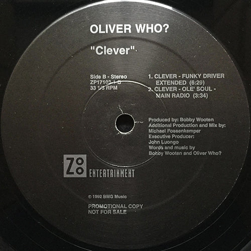 OLIVER WHO // CLEVER (4VER)