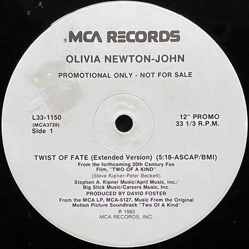OLIVIA NEWTON JOHN // TWIST OF FATE (EXTENDED VERSION) (5:18) / (3:39)