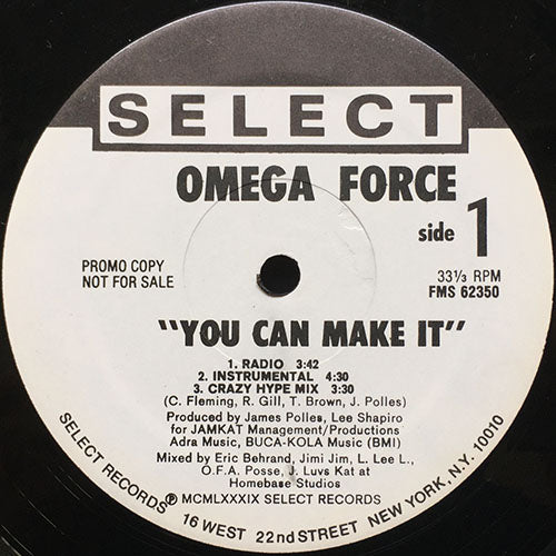 OMEGA FORCE // YOU CAN MAKE IT (3VER) / KNOCKIN BOOTS (3VER)