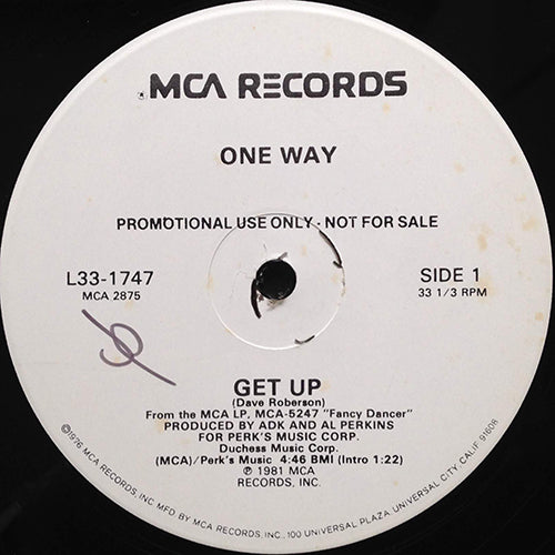ONE WAY // GET UP (4:46) / SHOW ME (4:42)