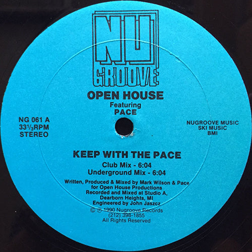 OPEN HOUSE feat. PACE // KEEP WITH THE PACE (2VER) / SEVEN DAY WEEKEND (2VER)