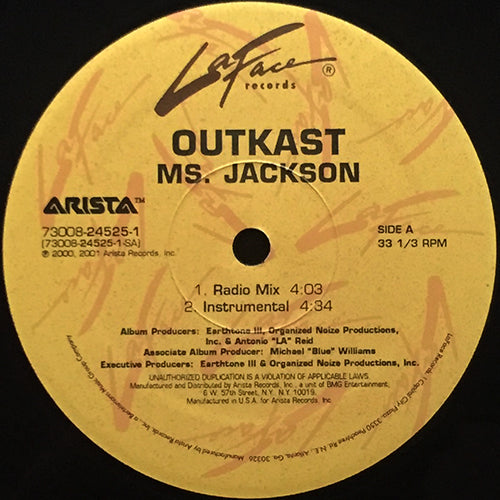 OUTKAST // MS. JACKSON (2VER) / SOLE SUNDAY (2VER)