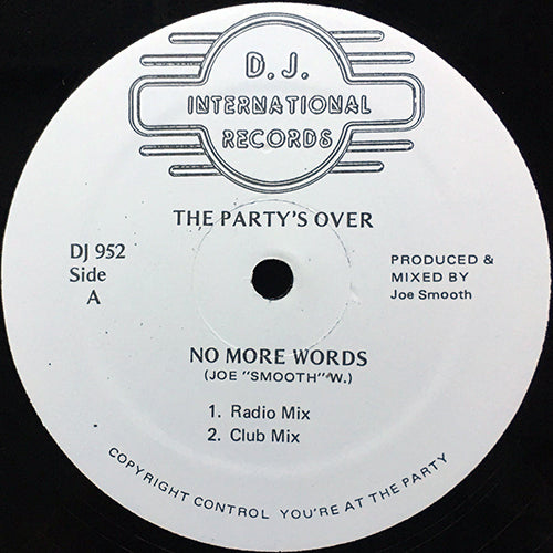PARTY'S OVER // NO MORE WORDS (4VER)