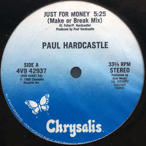 PAUL HARDCASTLE // JUST FOR MONEY (MAKE OR BREAK MIX) (5:25) / BACK IN TIME (5:25)
